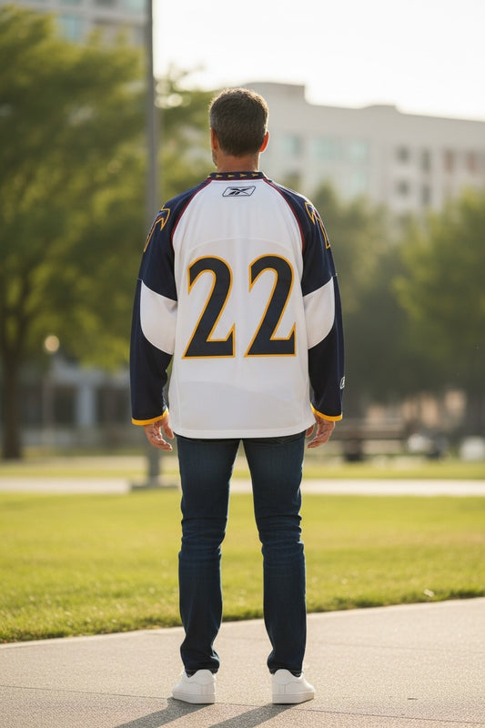 Vintage - Reebok Atlanta Thrashers #22 NHL Jersey – White Away – Men’s Medium