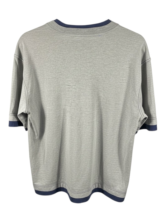 Vintage Adidas Grey T-Shirt – Embroidered Logo | Pre-Loved Sportswear