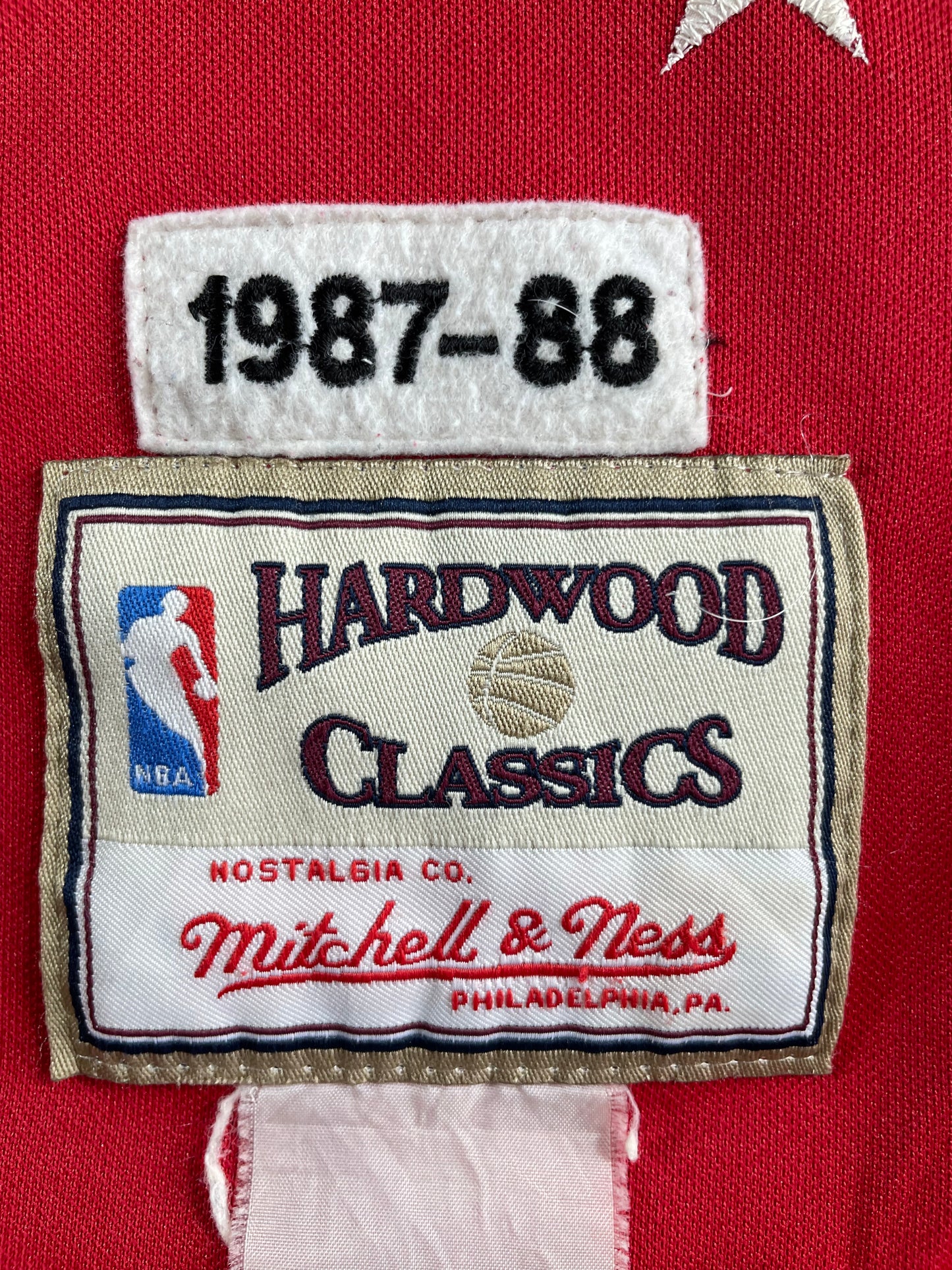 Mitchell & Ness NBA All-Star Magic Johnson 1987–88 E. Johnson #32 Jersey – Red – Men’s 3XL