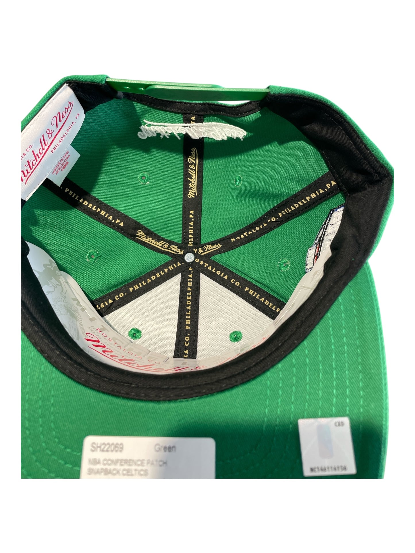 Boston Celtics Mitchell & Ness Snapback Cap – NBA Eastern Conference Patch Hat