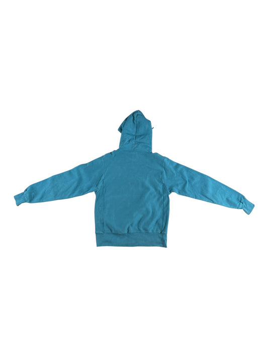 Vintage - Champion Small Logo Hoodie – Teal – Men’s Small