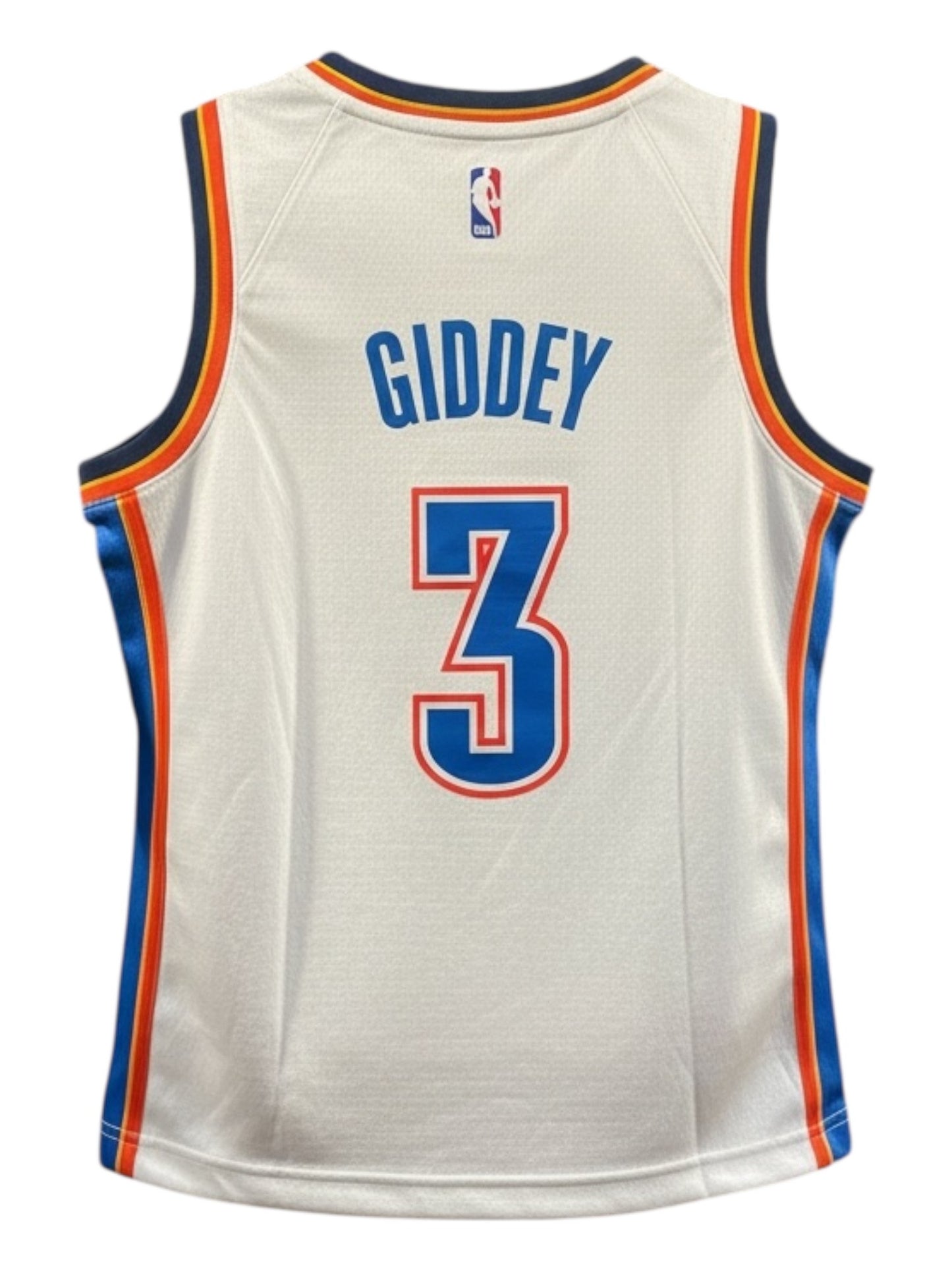 Josh Giddey #3 OKC Thunder NBA Jersey – White – Kids Small – Brand New