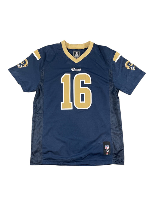 Los Angeles Rams Jared Goff #16 Nike NFL Jersey – Navy/Gold (Youth XL, Pre-Loved)