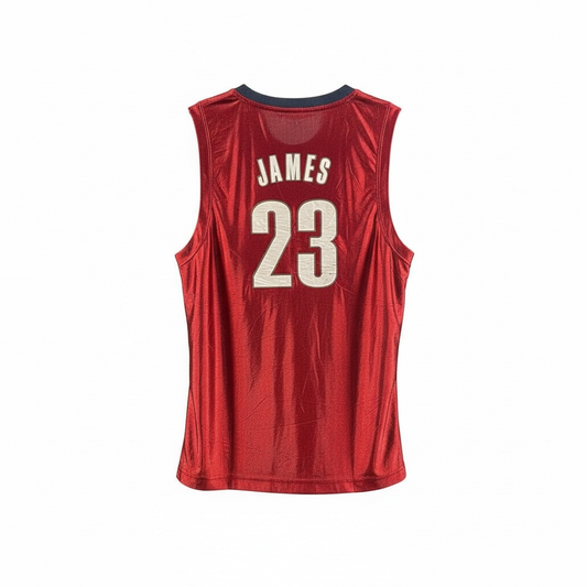 Vintage - LeBron James #23 Cleveland Cavaliers NBA Jersey – Red – Youth Large