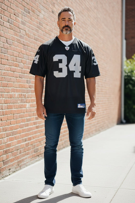 LaMont Jordan Oakland Raiders #34 NFL Jersey – Reebok Raiders Black Football Jersey XL