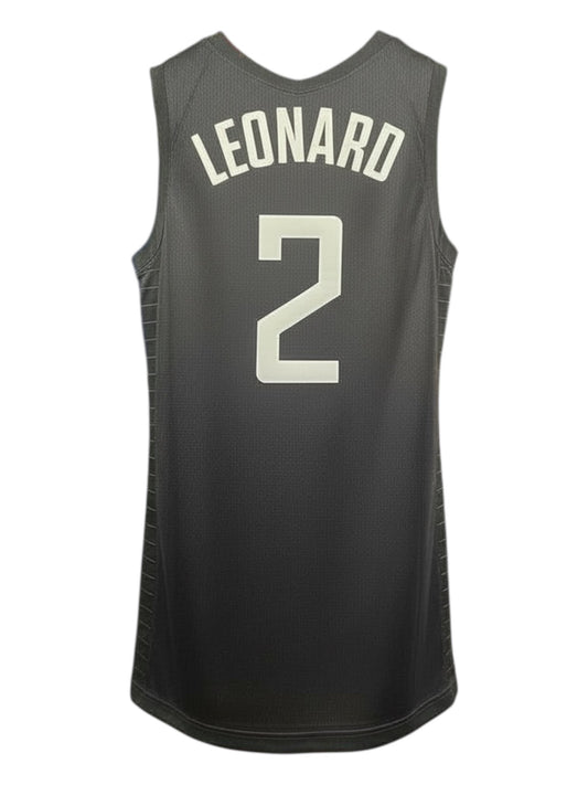 Kawhi Leonard #2 LA Clippers NBA Jersey – Black – Teen Large – Brand New