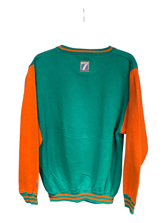 Vintage 90s Miami Dolphins Logo 7 NFL Sweatshirt Medium (Made in USA)