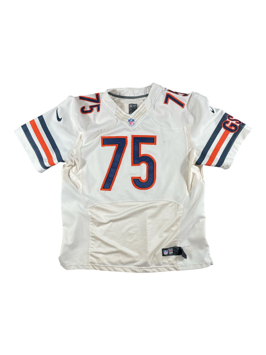 Vintage - Chicago Bears #75 Long Jersey – White Away – Men’s XXL