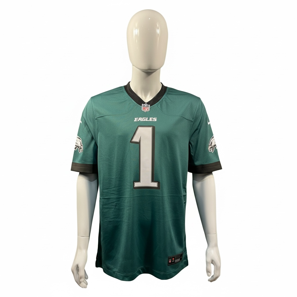 Jalen Hurts #1 Philadelphia Eagles NFL Jersey – Midnight Green – Men’s – Brand New