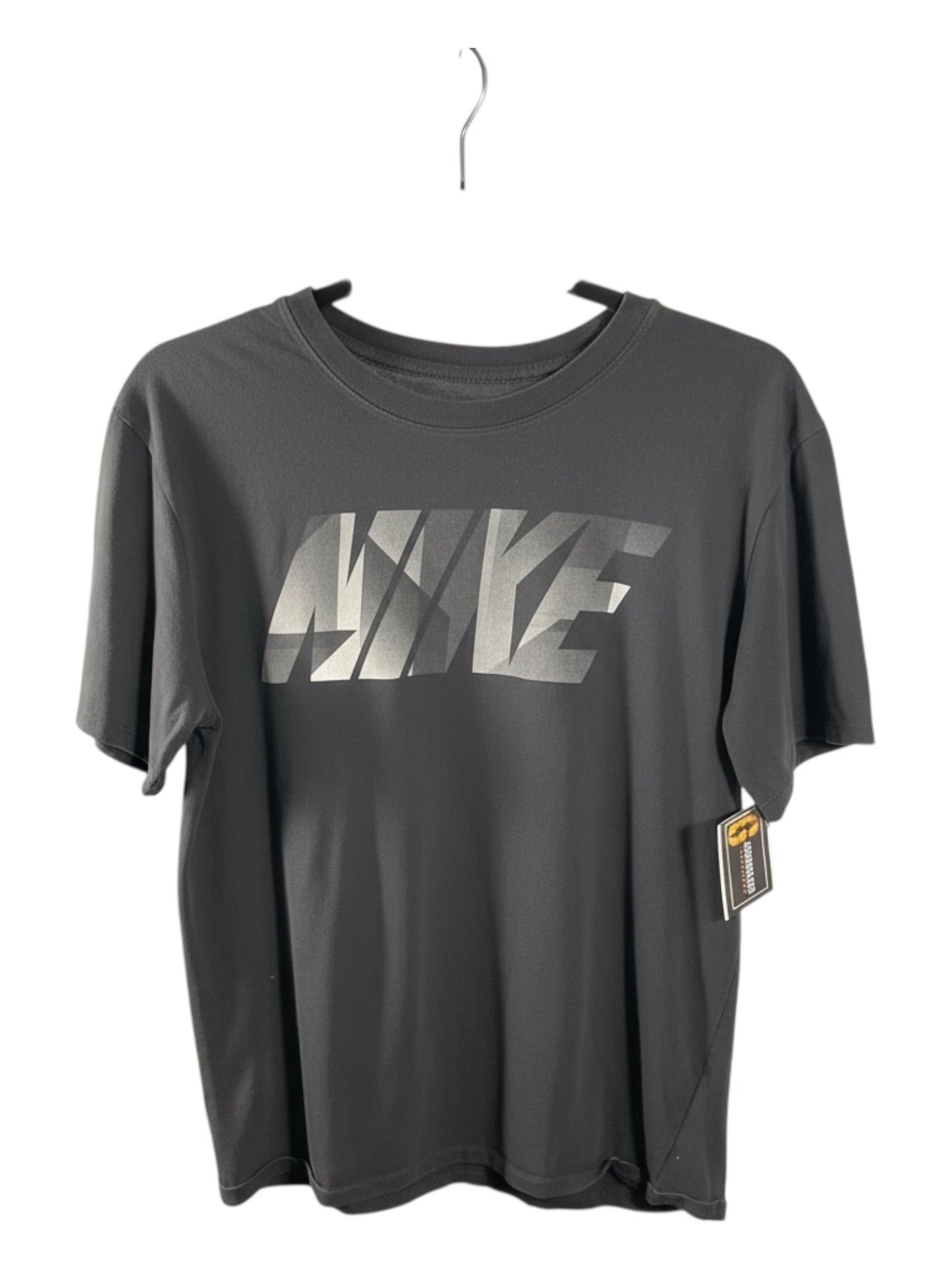 Nike Graphic Logo T-Shirt – Charcoal Grey (Pre-Loved)