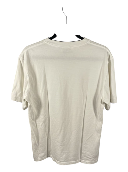 Nike V-Neck T-Shirt – Cream / Off-White (Pre-Loved)