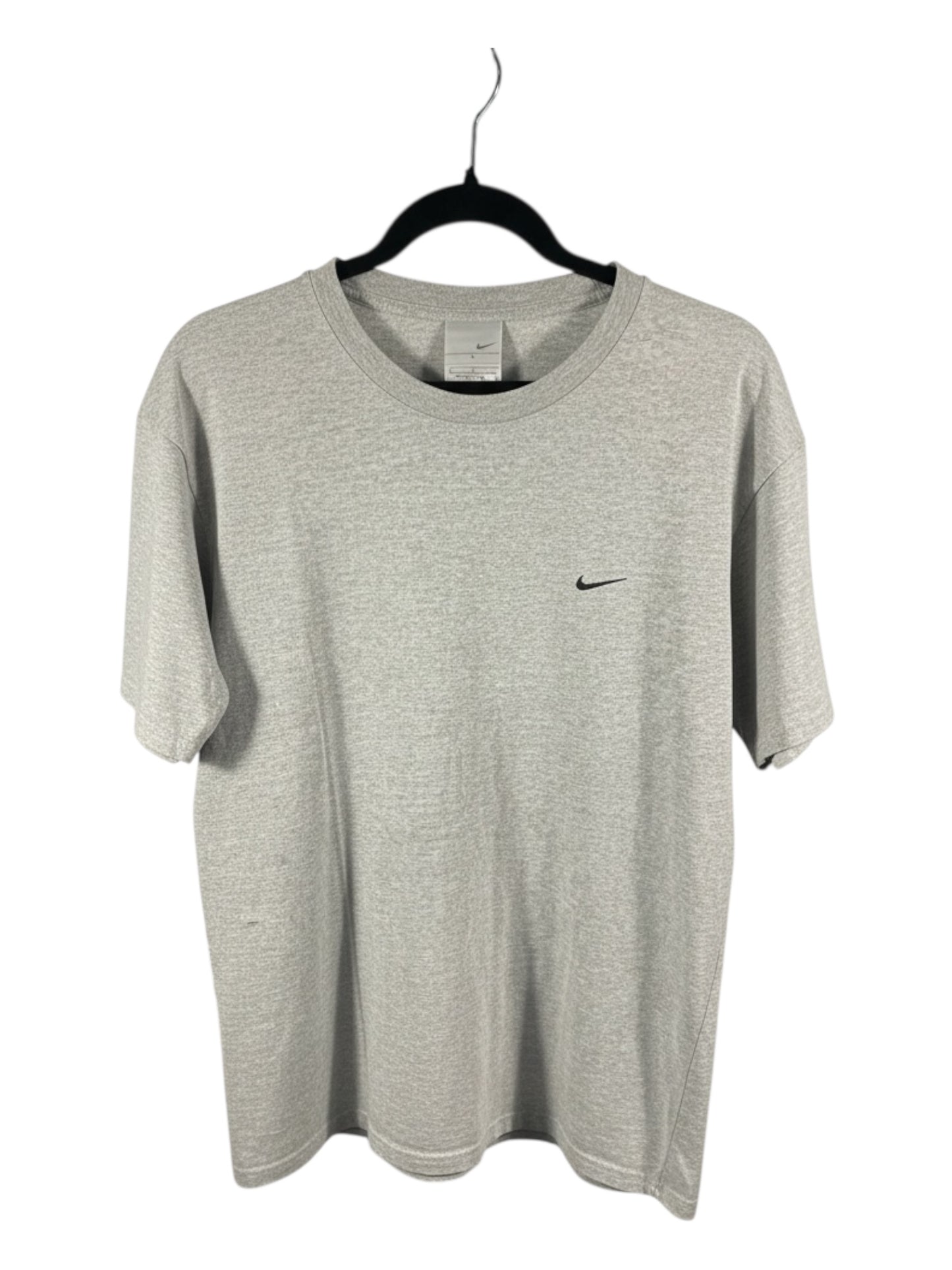 Nike Swoosh Logo T-Shirt – Light Grey (Pre-Loved)