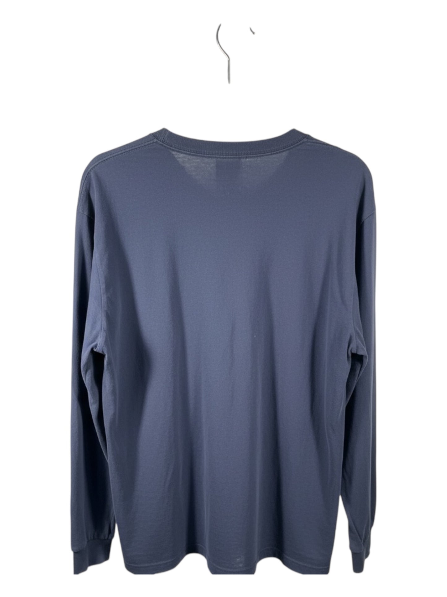 Nike Athletics Long Sleeve T-Shirt – Navy Minimal Logo Top (Pre-Loved)