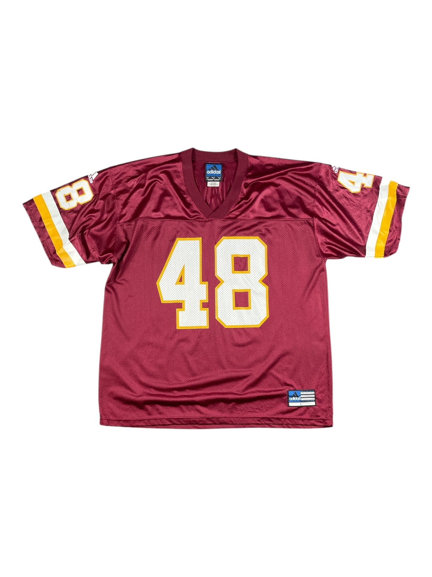 Rare Adidas Stephen Davis #48 Washington NFL Jersey - Burgundy/Gold
