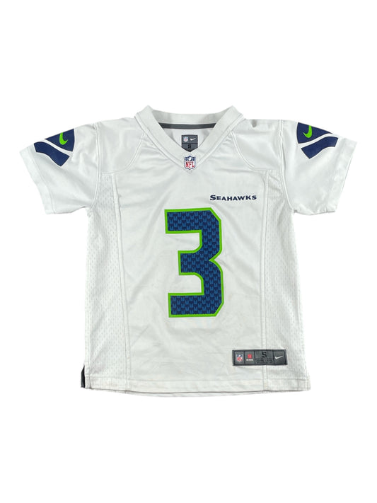 Vintage - Nike Seattle Seahawks Russell Wilson #3 Youth Jersey – White Away - Kids Small