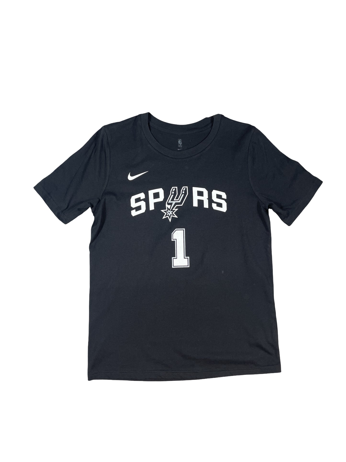 San Antonio Spurs #1 Victor Wembanyama T-Shirt - Teens Large