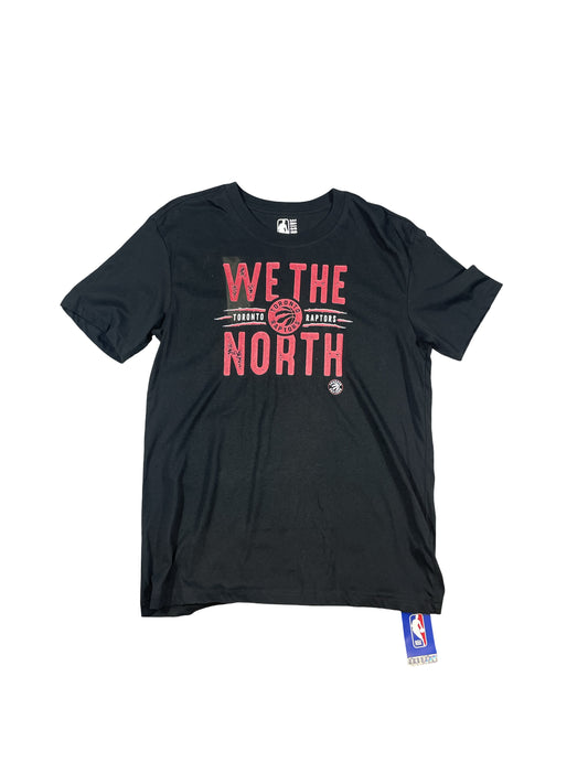 Official NBA Toronto Raptors "We The North" T-Shirt - Black - Teen Large (Fits Men's XS)