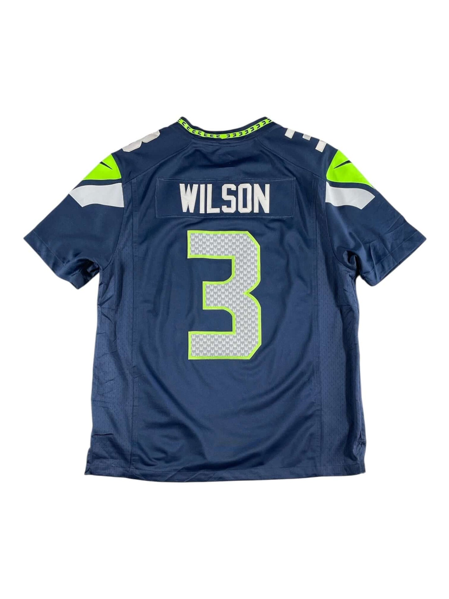Vintage - Russell Wilson #3 Seattle Seahawks Nike NFL Jersey – Navy – XL