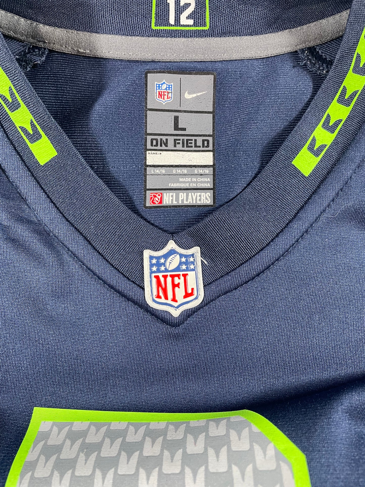 Vintage - Seattle Seahawks #3 Wilson Jersey – Kids Large (L 14–16) – Nike NFL