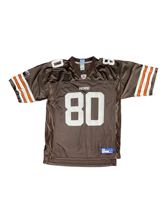 Kellen Winslow #80 Cleveland Browns Vintage Reebok NFL Jersey (back)- Pre-loved