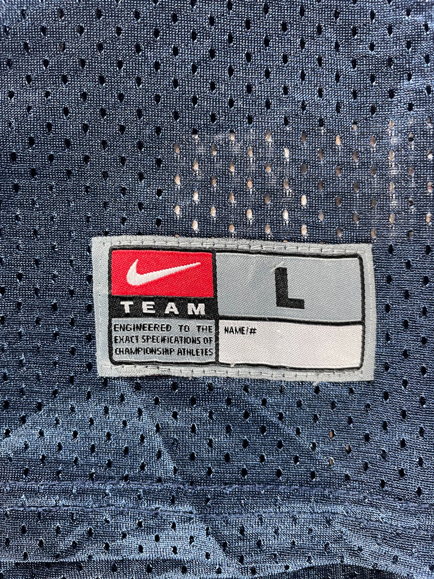 Nike Team #12 Youth Football Jersey – Navy / White – Kids L – Pre-Loved