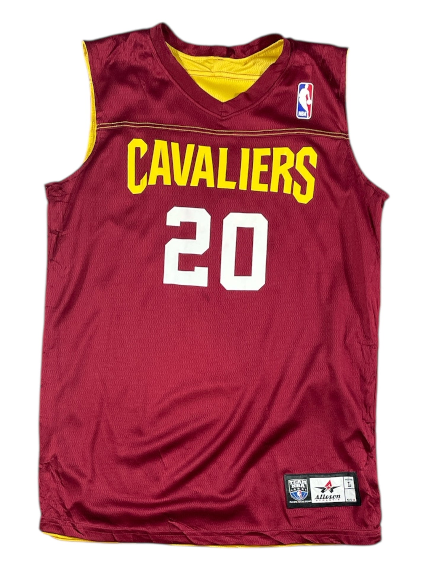 Vintage - Cleveland Cavaliers #20 Reversible NBA Jersey – Red / Yellow