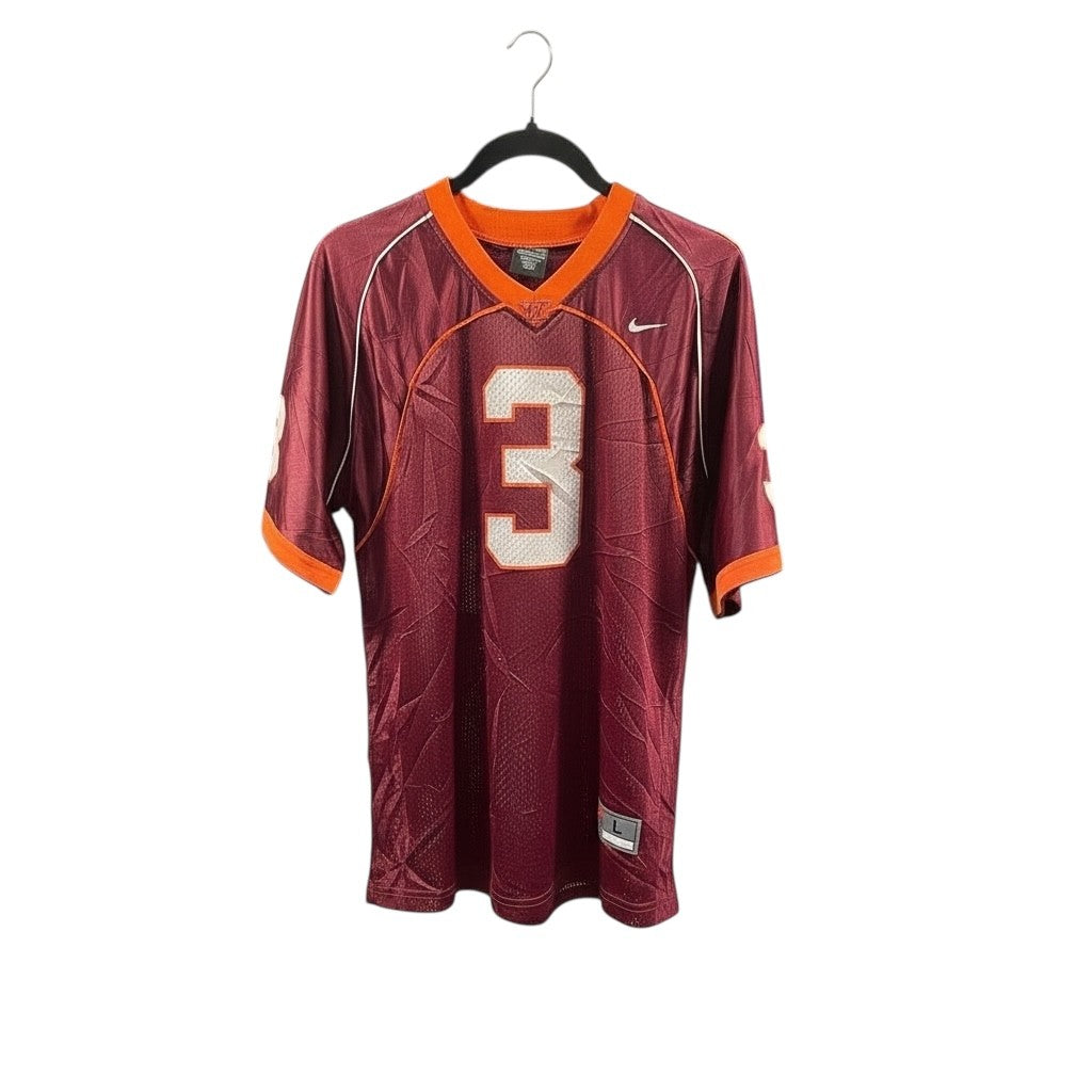 Vintage #3 Virginia Tech Hokies NCAA Jersey – Maroon – Men’s Large