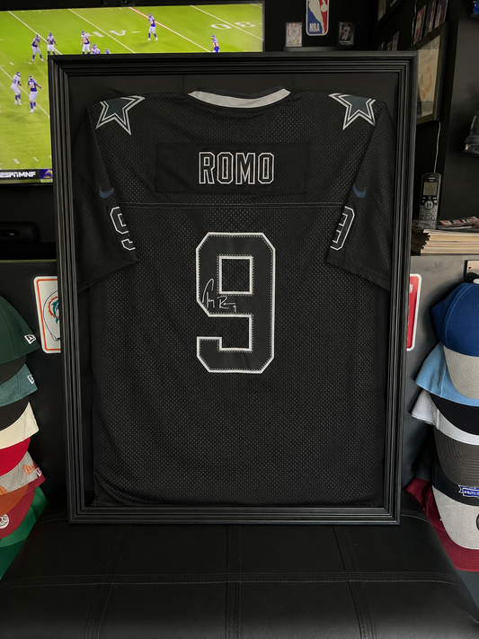 Tony Romo Signed Dallas Cowboys #9 Framed Jersey – NFL Memorabilia