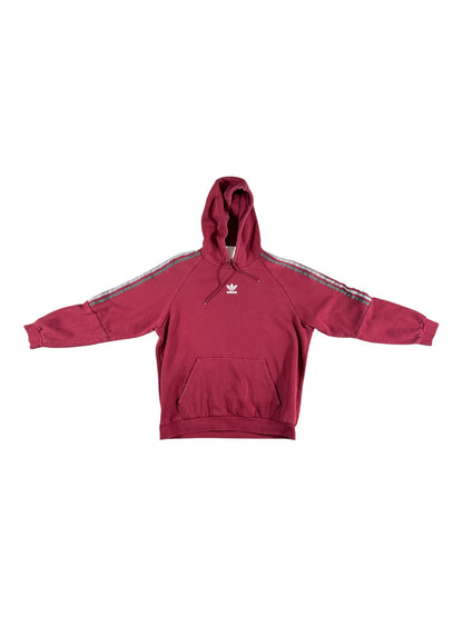 Vintage adidas Originals Trefoil Hoodie – Burgundy – Men’s XL