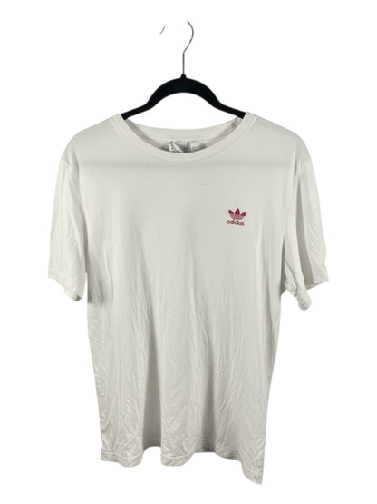 Adidas Trefoil Logo T-Shirt – White – Pre-Loved / Vintage
