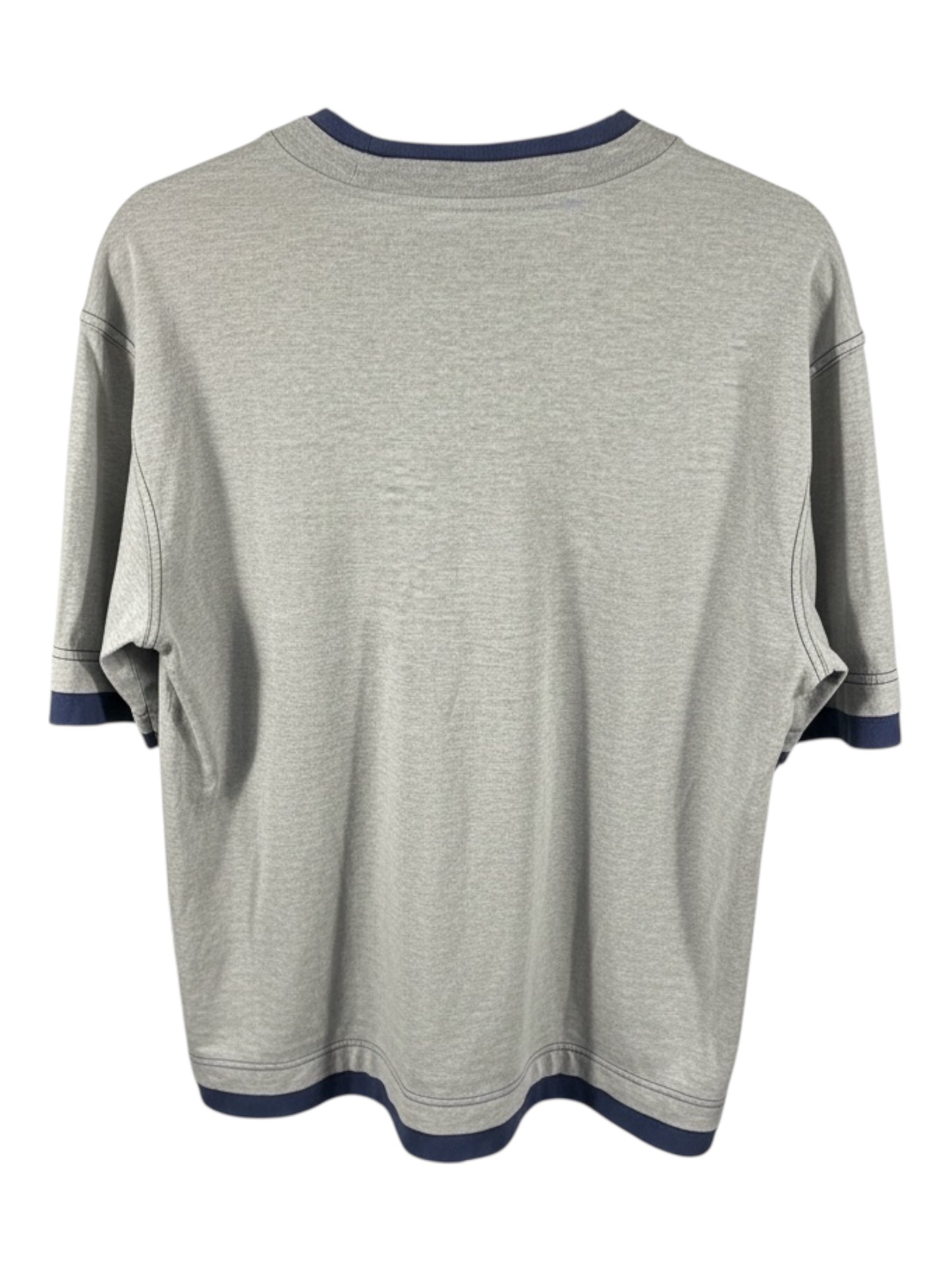 Vintage Adidas Grey T-Shirt – Embroidered Logo | Pre-Loved Sportswear