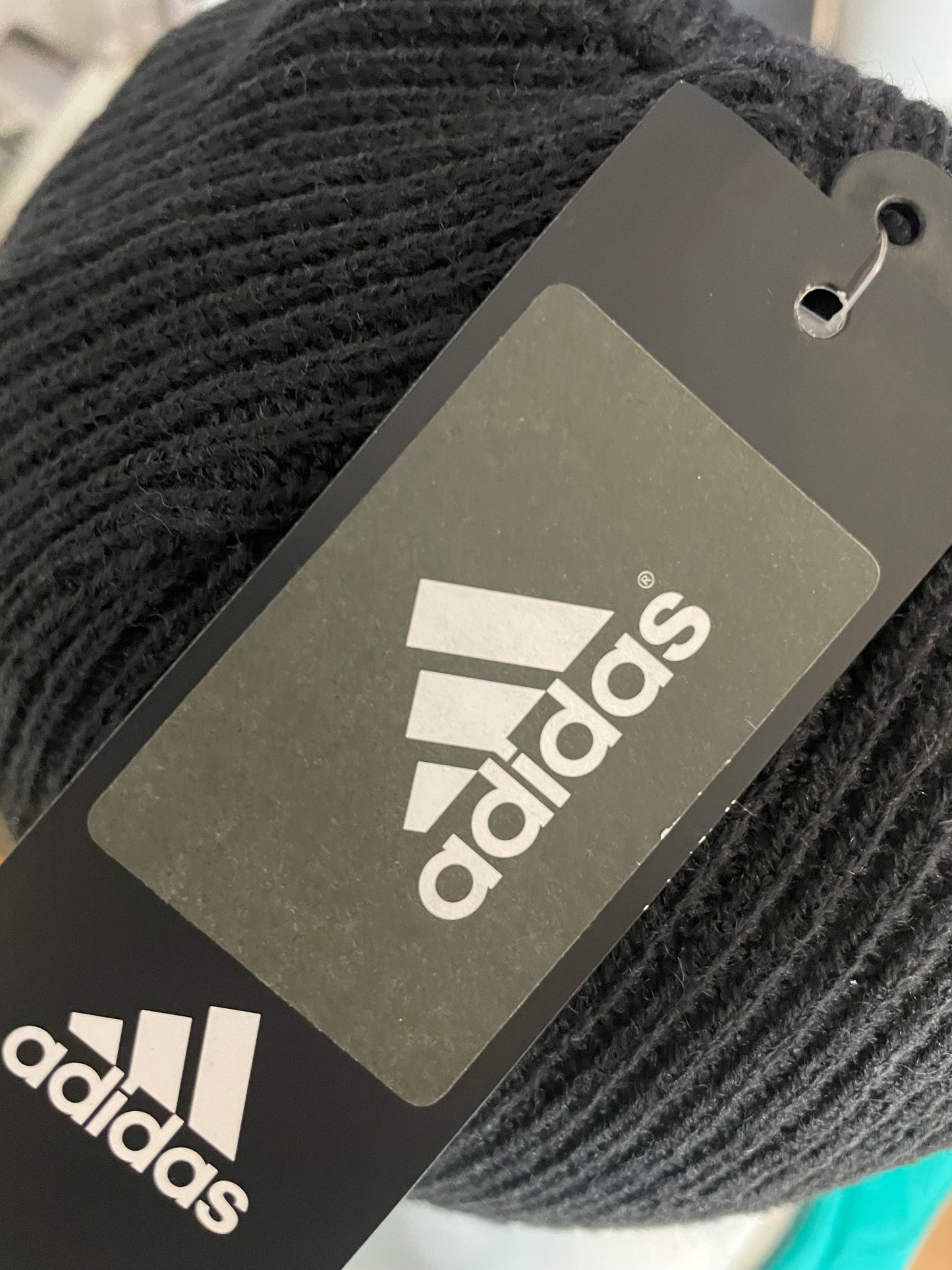 Adidas Performance Black Ribbed Beanie – One Size