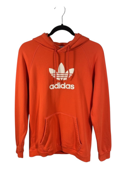 Vintage - Adidas Original Red Trefoil Hoodie - Classic White Logo Pullover - Mens Large