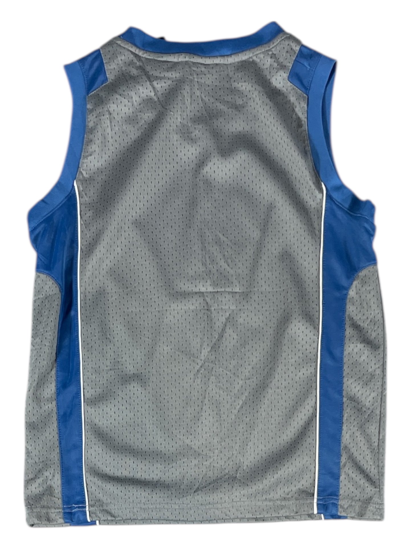 All-Star Varsity League #84 Youth Basketball Jersey – Grey / Blue – Kids – M- Pre-Loved