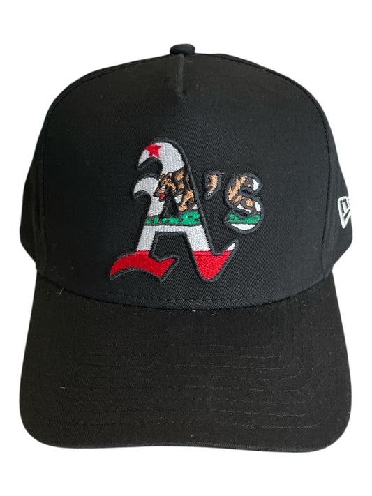 Oakland Athletics New Era Snapback Cap – Black MLB A’s Hat – One Size