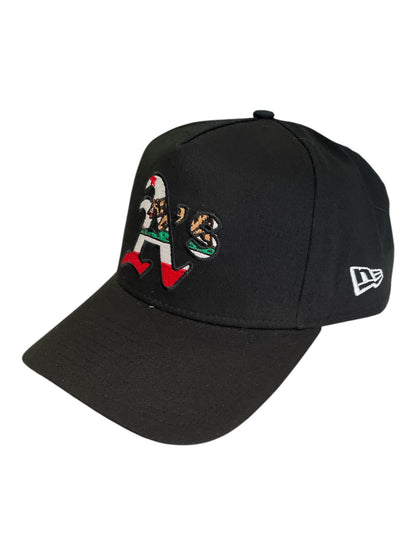 Oakland Athletics New Era Snapback Cap – Black MLB A’s Hat – One Size