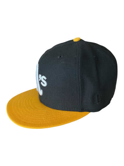 Oakland Athletics 59FIFTY Fitted Cap 7 3/8 – 1989 World Series Side Patch – Black & Gold New Era