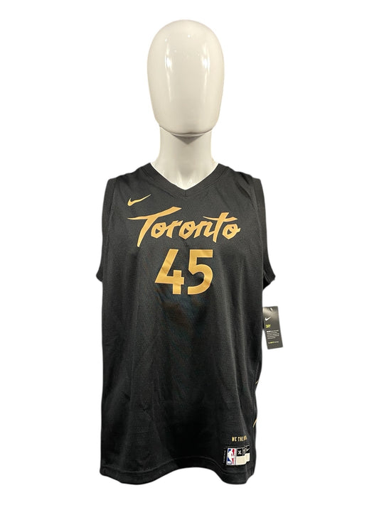 Dalano Banton #45 Toronto Raptors NBA Jersey – Black & Gold – Men’s XL – Brand New