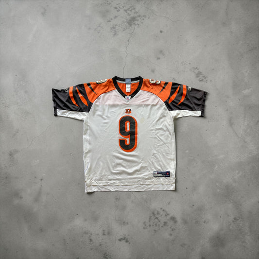Reebok Cincinnati Bengals Carson Palmer #9 NFL Jersey White XL