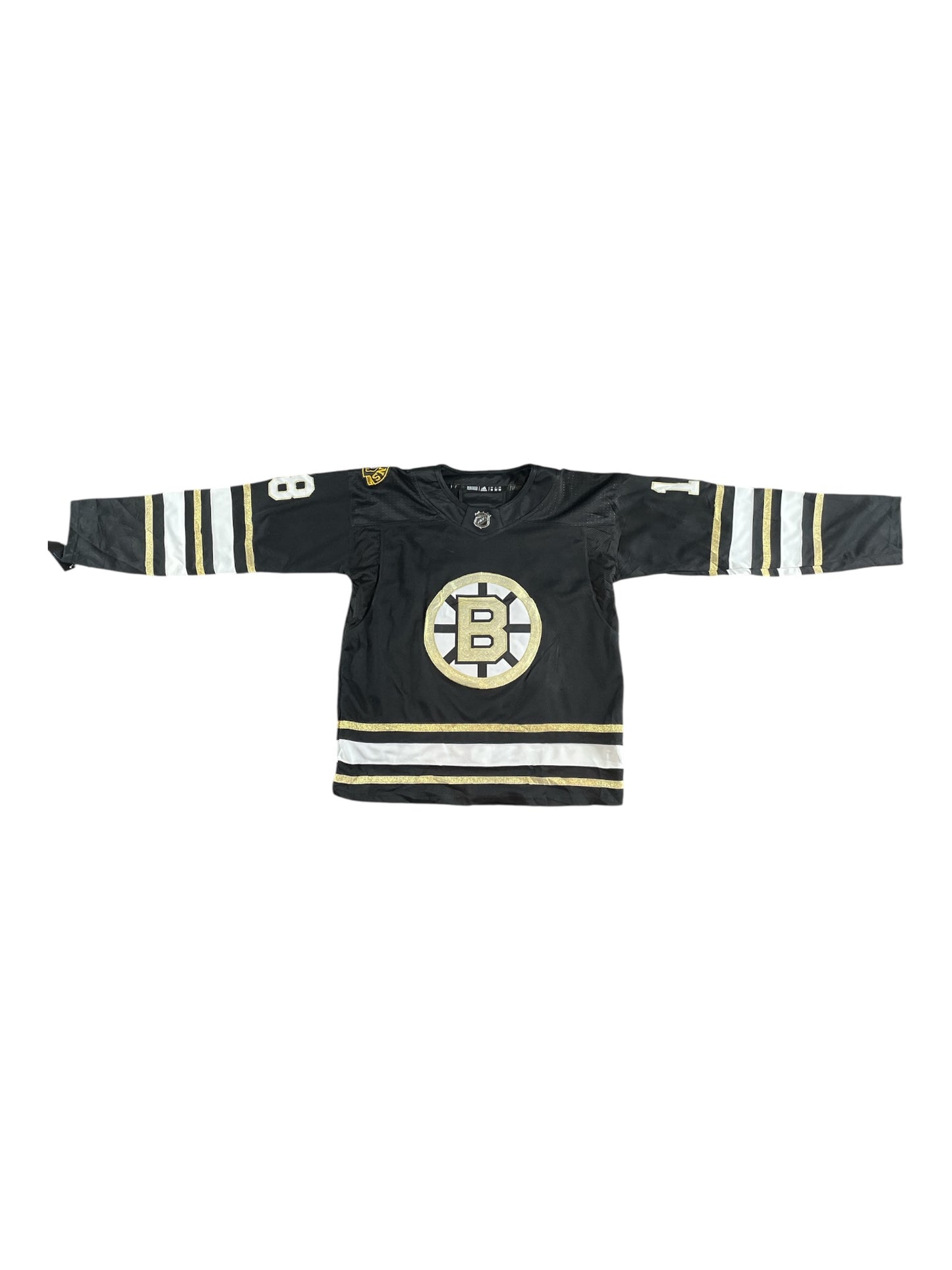 Vintage - Adidas Boston Bruins Pavel Zacha #18 NHL Jersey – Men’s XL – Black Home Ice Hockey Shirt – Official Licensed
