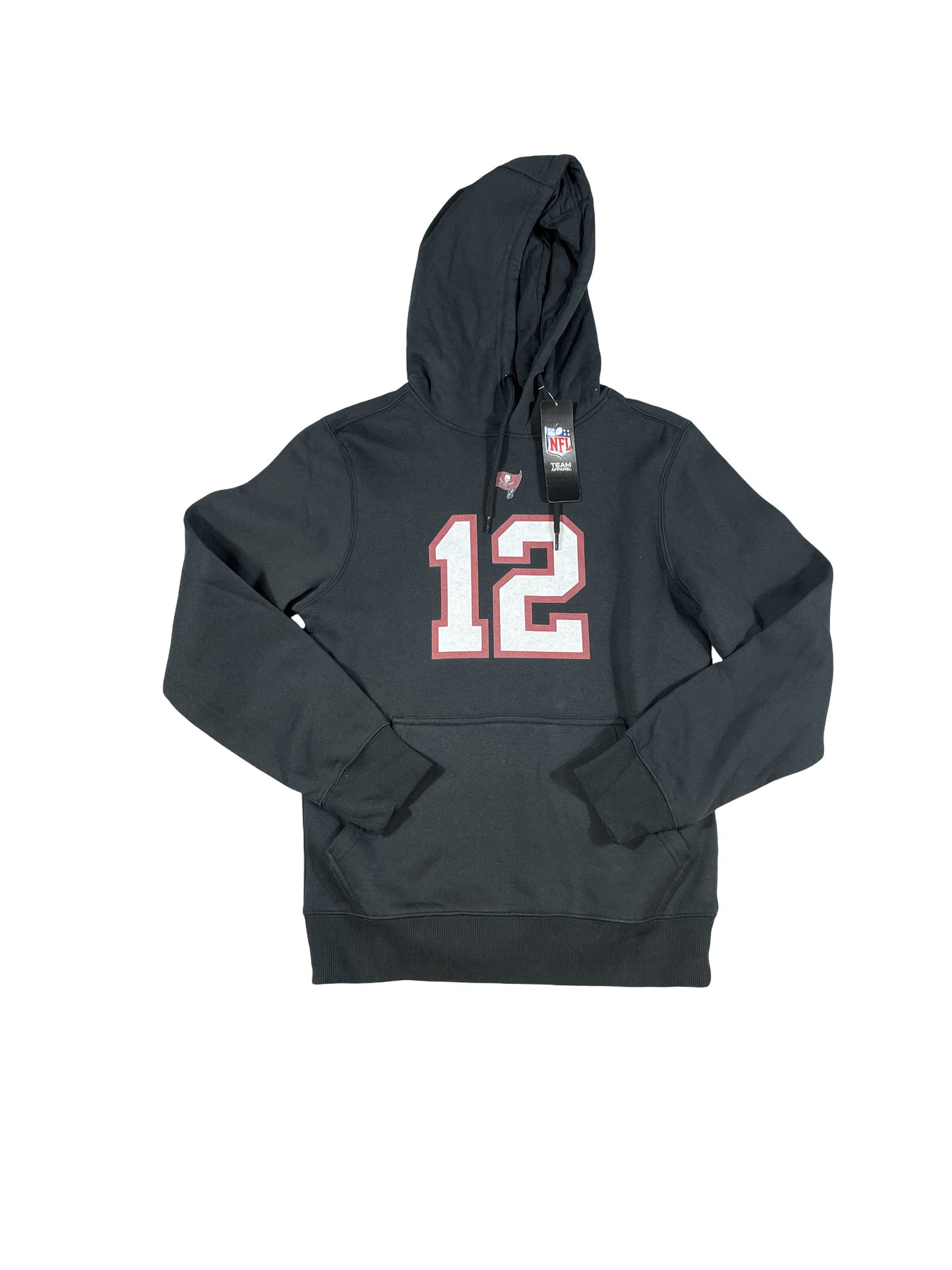 Tom Brady #12 Tampa Bay Buccaneers Pullover Hoodie – Black