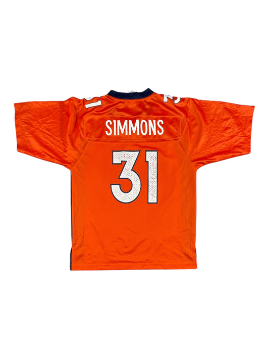 Denver Broncos Justin Simmons #31 NFL Home Jersey – Orange (Men’s)