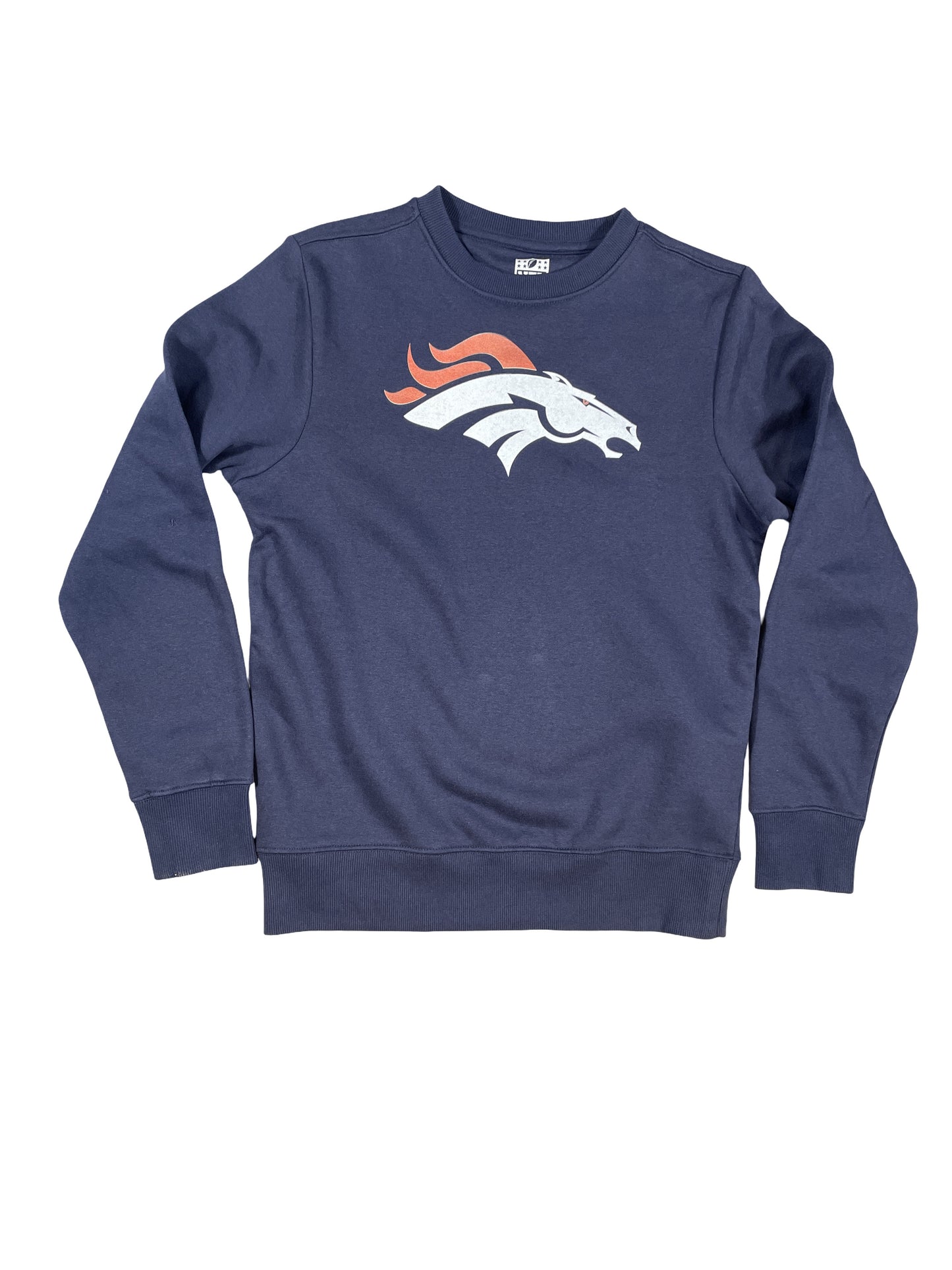 Denver Broncos NFL Navy Crewneck Sweatshirt - Men's Size Small - BNWT