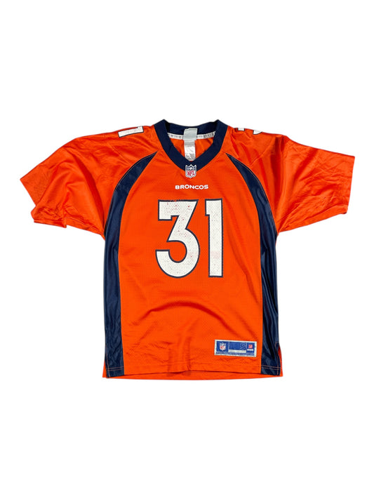 Denver Broncos Justin Simmons #31 NFL Home Jersey – Orange (Men’s)