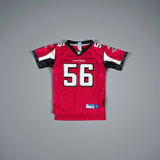Vintage Atlanta Falcons #56 Keith Brooking Reebok NFL Jersey – Youth Medium