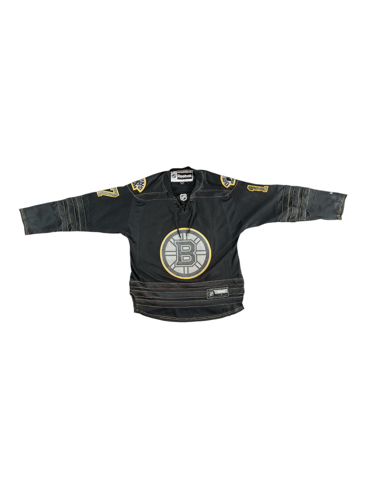 Vintage - Reebok Boston Bruins Milan Lucic #17 NHL Jersey – Men’s Small – Black Alternate Ice Hockey Shirt – Official Licensed