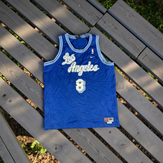 Vintage Kobe Bryant #8 Los Angeles Lakers Nike Jersey – Blue | Men’s XL (+2 Length)