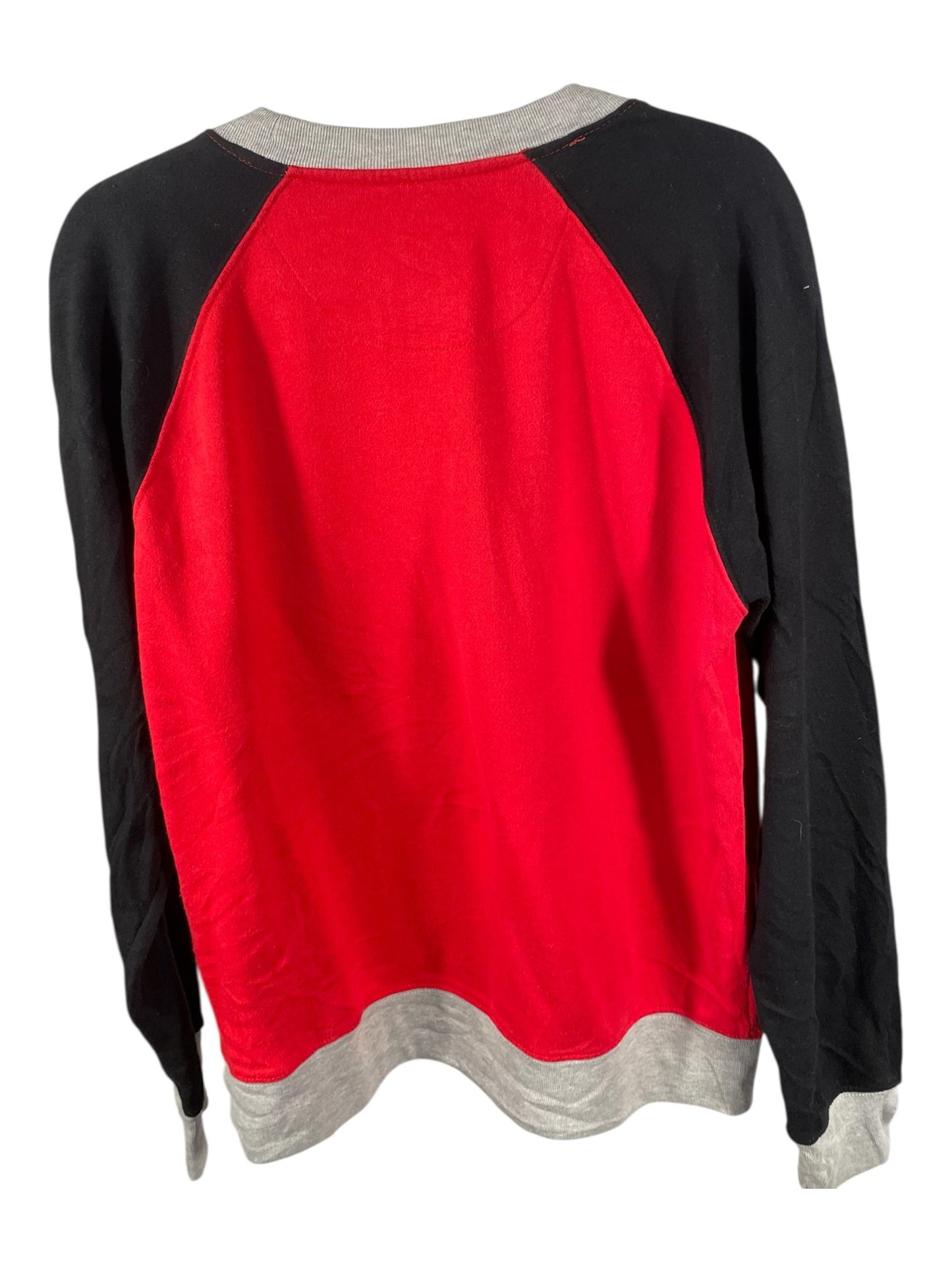 Vintage Chicago Bulls UNK Sweatshirt - Red & Black Reglan - Men's Medium - Y2K NBA