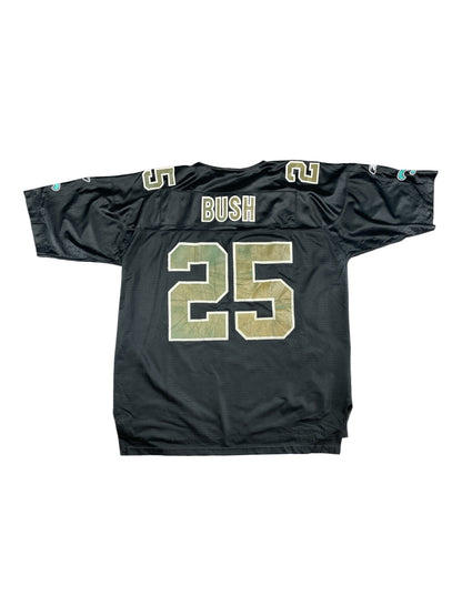 Vintage - Reggie Bush #25 New Orleans Saints Vintage Reebok NFL Jersey – Black – 2XL (+2 Length)