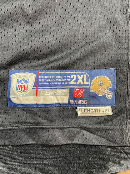 Vintage - Reggie Bush #25 New Orleans Saints Vintage Reebok NFL Jersey – Black – 2XL (+2 Length)